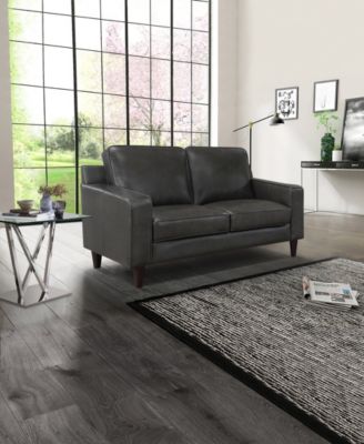 White Label Donegal 60" Leather Love Seat