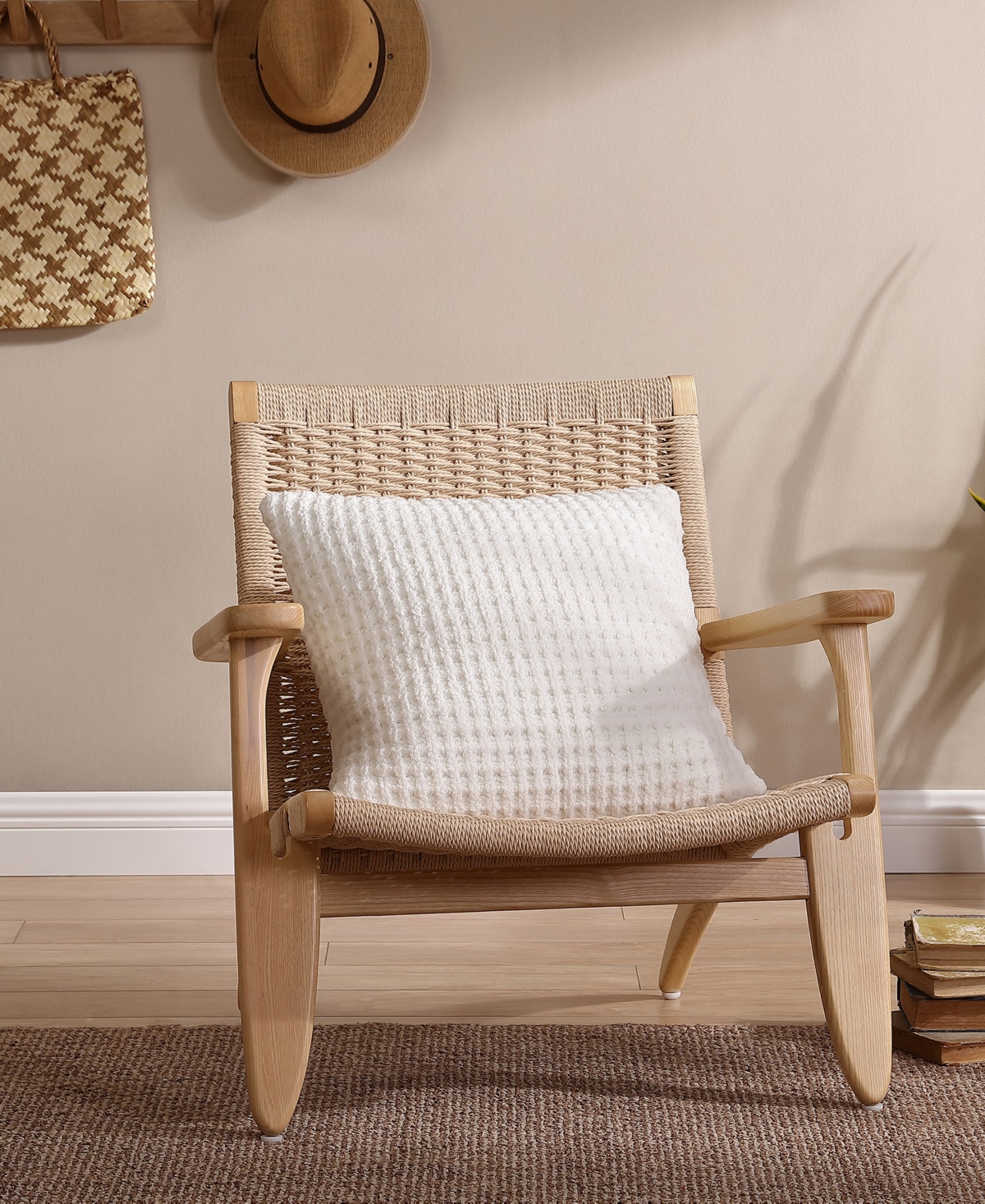 Sunday Citizen Snug Waffle Throw Pillow, 20