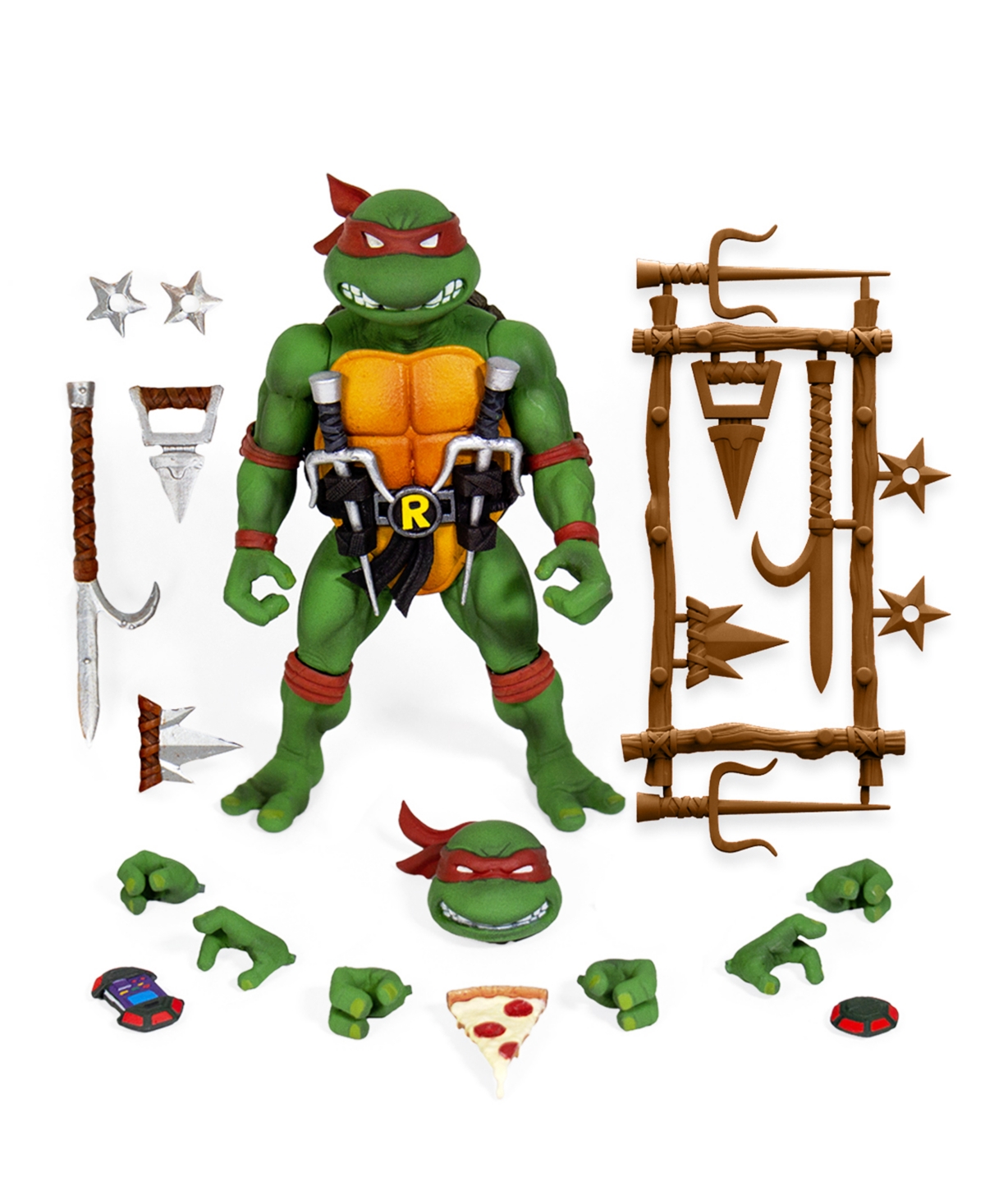 Super 7 Teenage Mutant Ninja Turtles Raphael 7" Ultimates, Action Figure In Multi