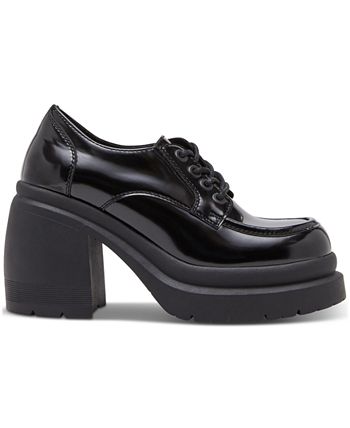 Platform lace up best sale oxford