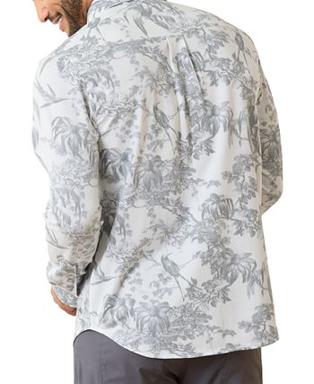 Tommy Bahama Men's San Lucio Lotus Happy Hour Camp Shirt - Eclipse