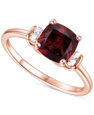 Amethyst (1-1/3 ct. t.w.) & Lab-Grown White Sapphire (1/10 ct. t.w.) in 14k Gold-Plated Sterling Silver (Also in Additional Gemstones)