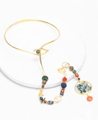 18k Gold-Plated Hiereia 34" Choker Necklace