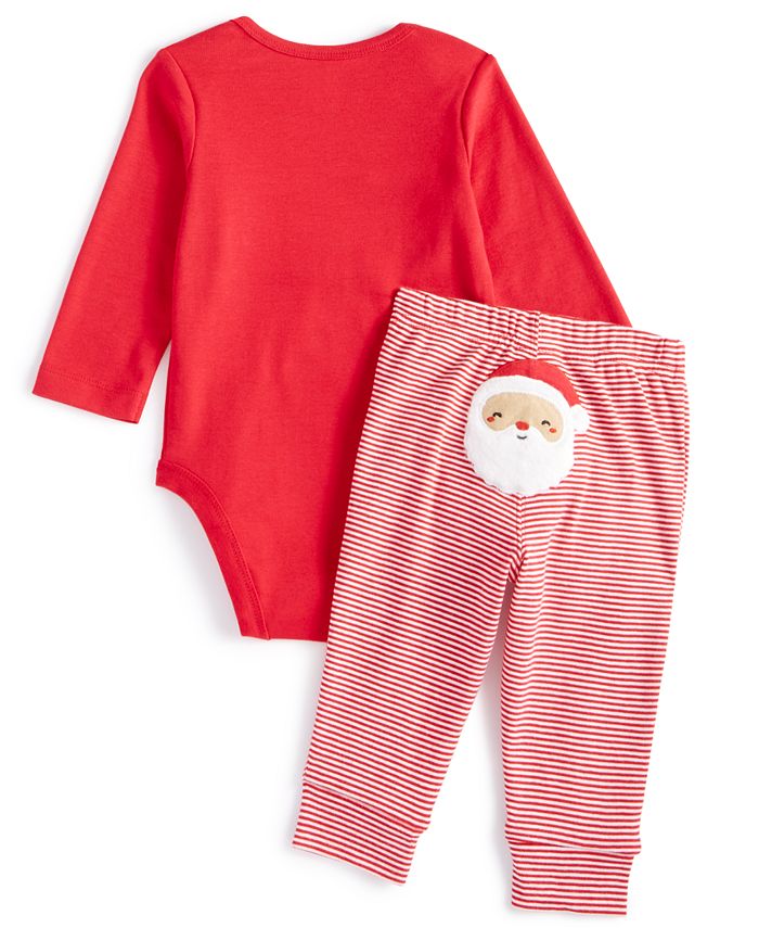 Carter's Baby Boys and Baby Girls My First Christmas Bodysuit and Pants, 2 Piece Set Macy's