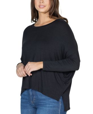 Women's Long Sleeve Oversized Dolman Top