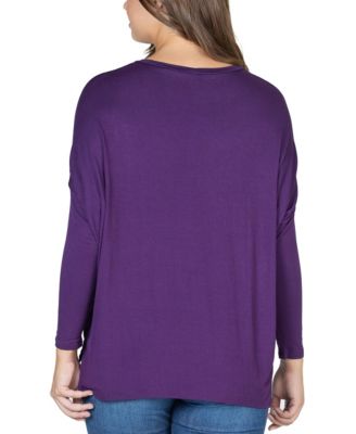 Women's Long Sleeve Oversized Dolman Top