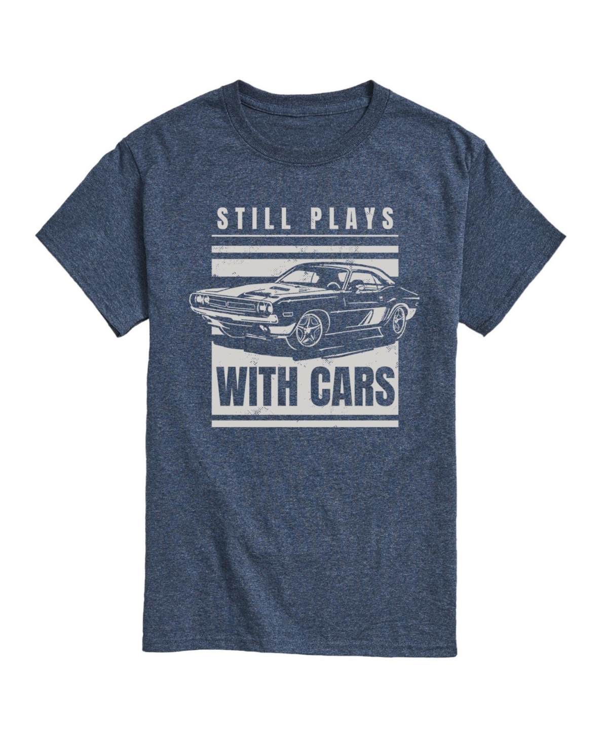 Men's Still Play With Cars Short Sleeve T-shirt - Blue