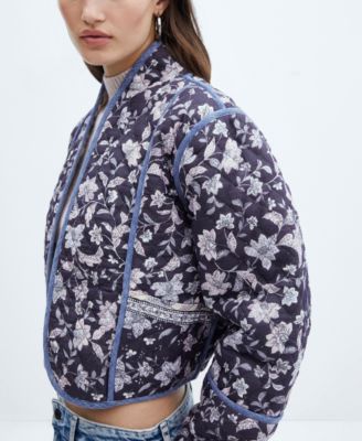 MANGO Women's Quilted Reversible Jacket