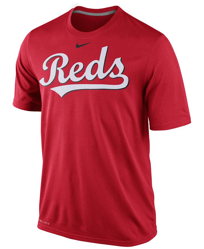 Nike Men's Cincinnati Reds Legend Wordmark T-Shirt - Macy's