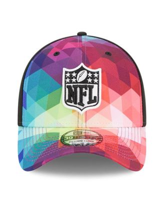 Men's and Women's Multicolor, Black Shield Merchandise 2023 NFL Crucial Catch 39THIRTY Flex Hat