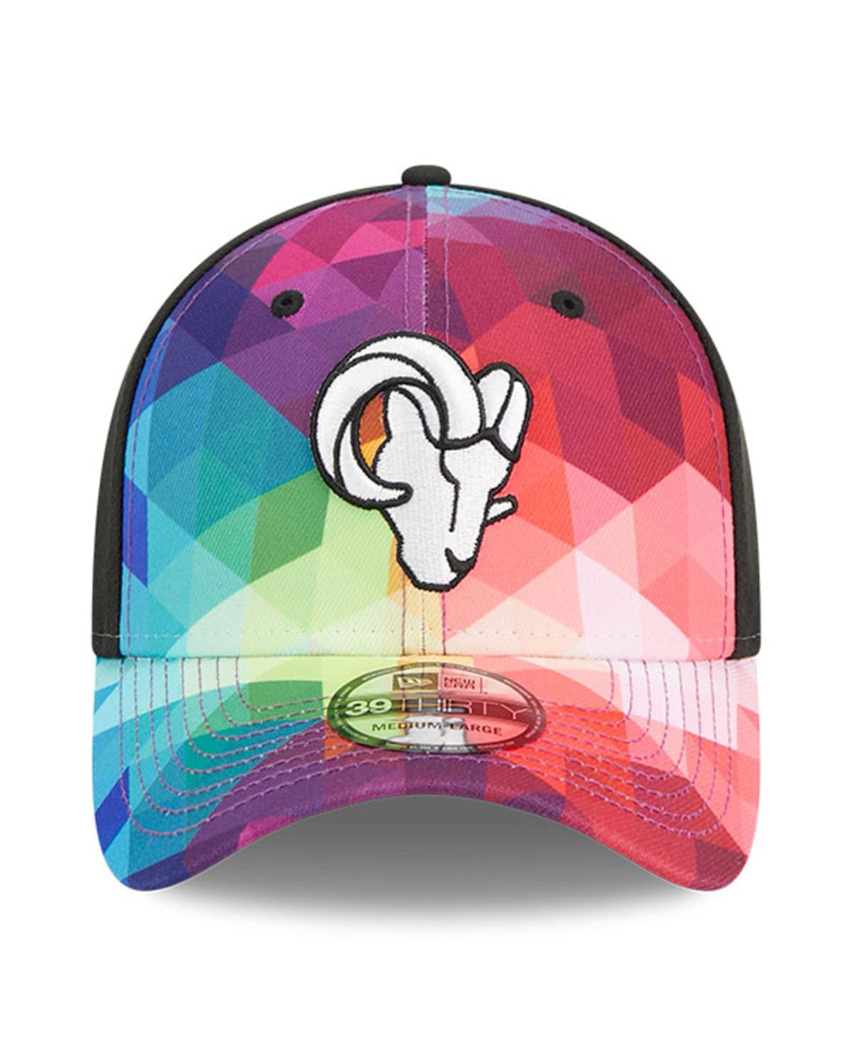 New Era Men's And Women's  Multicolor, Black Los Angeles Rams 2023 Nfl Crucial Catch 39thirty Flex Ha In Multicolor,black