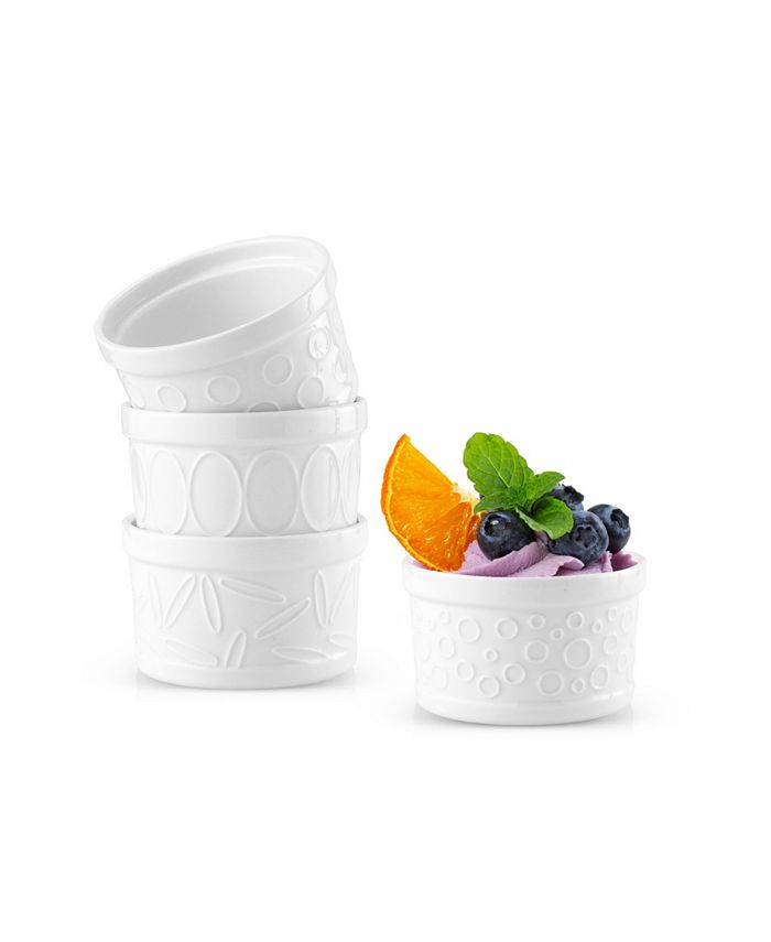 JoyJolt Porcelain Ramekins, Set of 4 Macy's