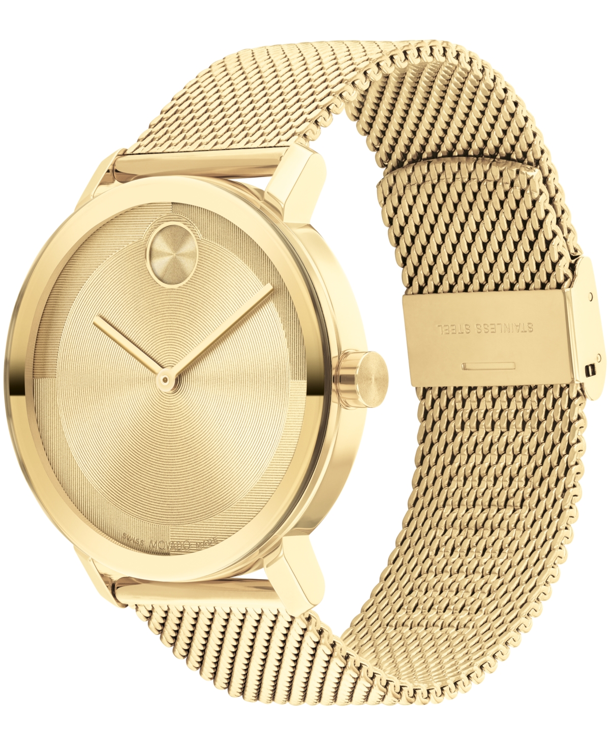 Shop Movado Men's Bold Evolution 2.0 Swiss Quartz Ionic Plated Light Gold-tone 2 Steel Watch 40mm