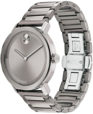 Men's Bold Evolution 2.0 Swiss Quartz Ionic Plated Gray Steel Watch 40mm