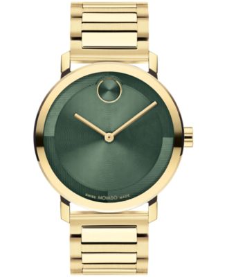 Movado Men s Bold Evolution 2.0 Swiss Quartz Ionic Plated Light Gold Tone 2 Steel Watch 40mm Macy s