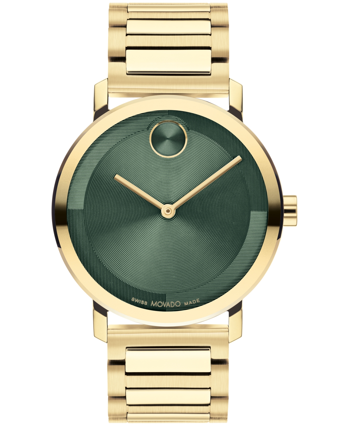 Movado Men's Bold Evolution 2.0 Swiss Quartz Ionic Plated Light Gold-tone 2 Steel Watch 40mm