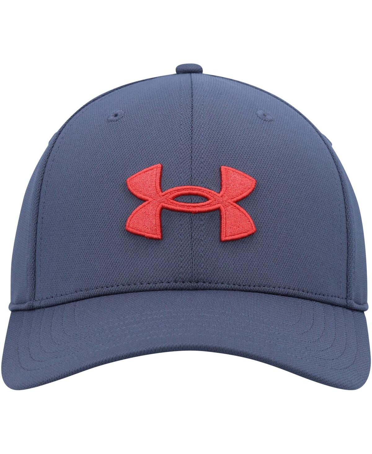 Shop Under Armour Men's  Blue Blitzing Adjustable Hat