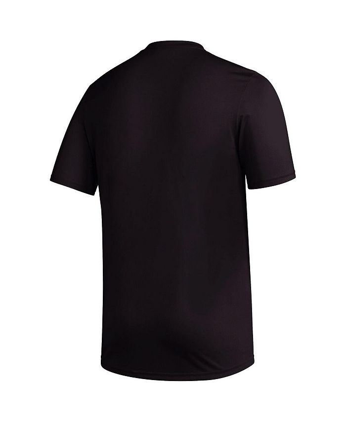 adidas Men's Black Louisville Cardinals Sideline Strategy Glow Pregame T- shirt - Macy's