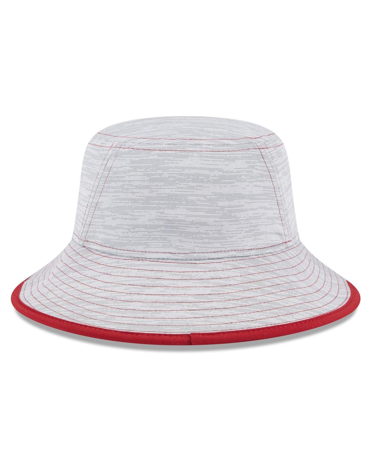 Shop New Era Men's  Gray Arizona Cardinals Game Bucket Hat