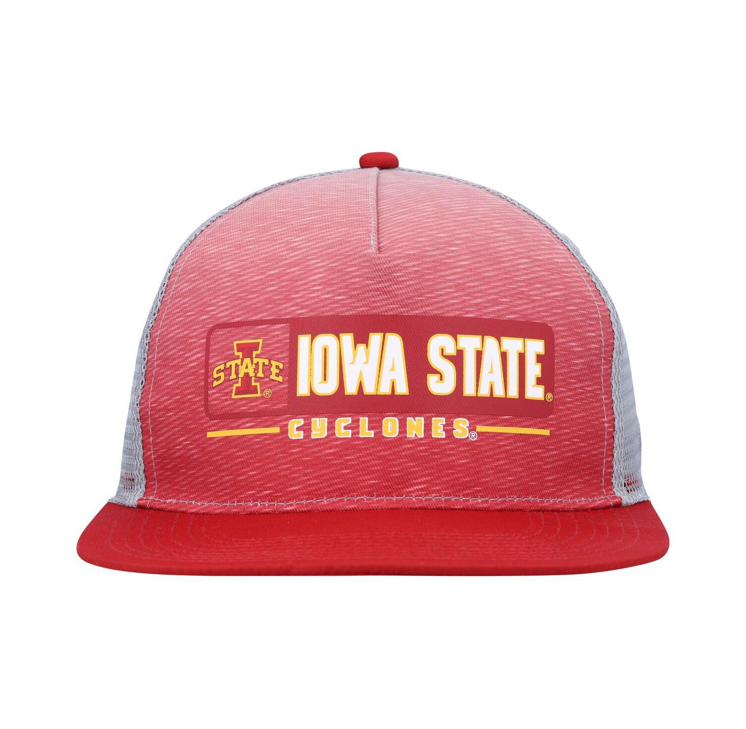 Men's Cardinal, Gray Iowa State Cyclones Snapback Hat
