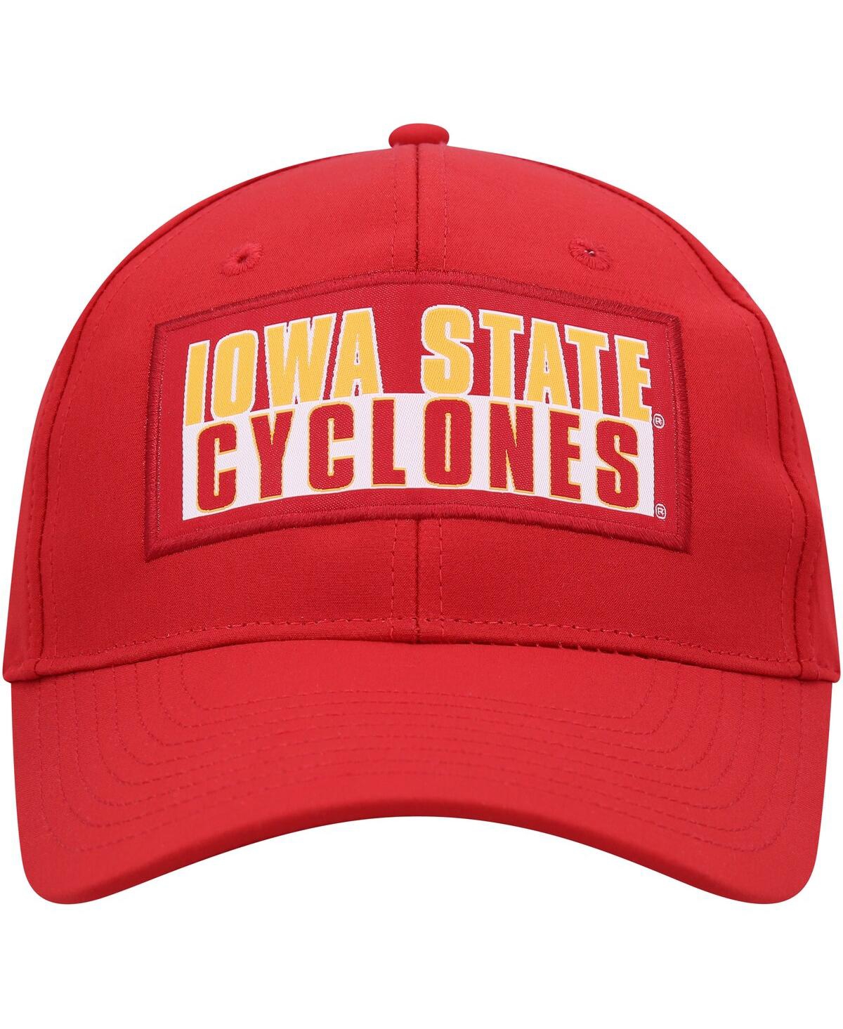 Shop Colosseum Men's  Cardinal Iowa State Cyclones Positraction Snapback Hat