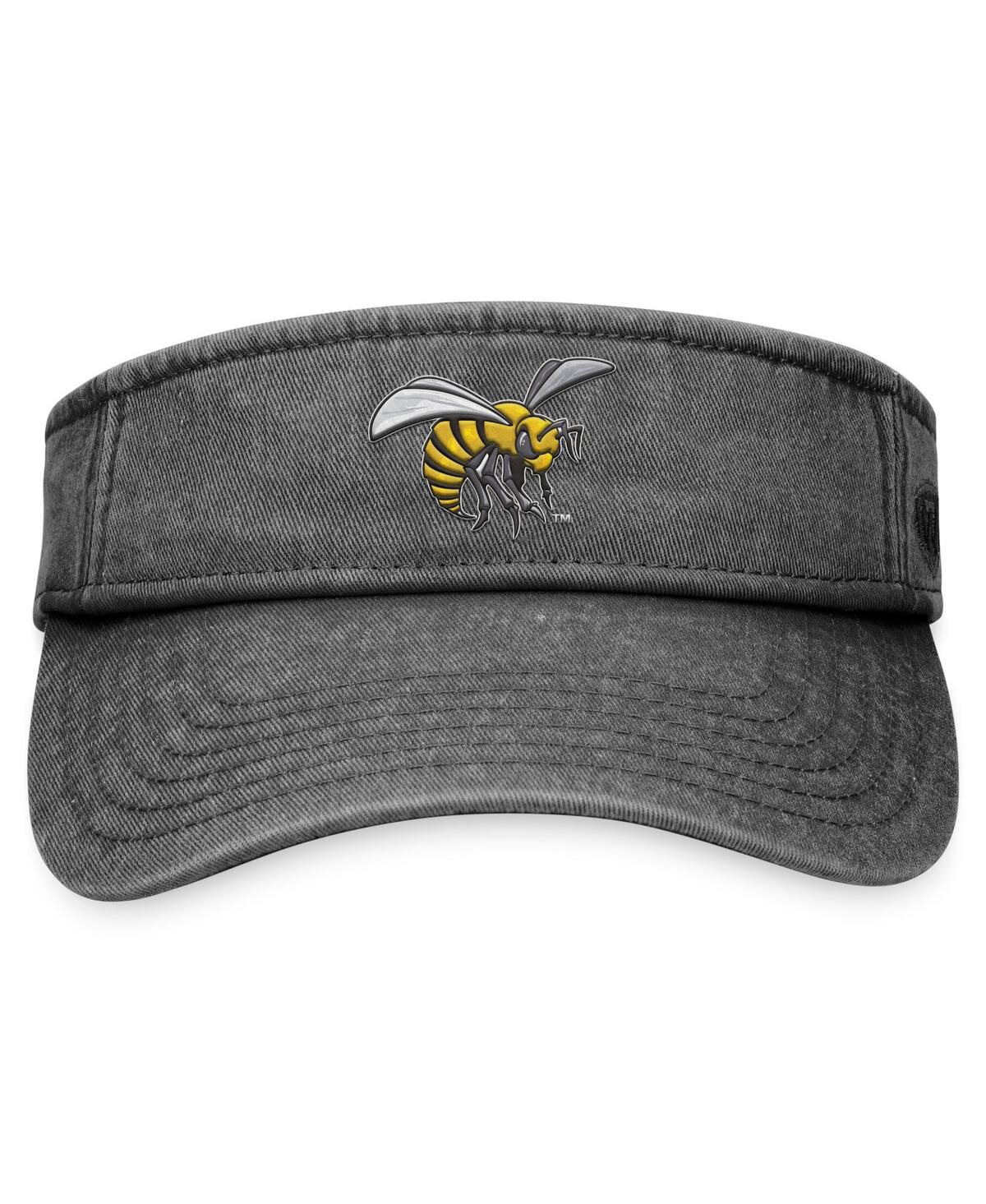 Top Of The World Men's  Black Alabama State Hornets Terry Adjustable Visor In Black
