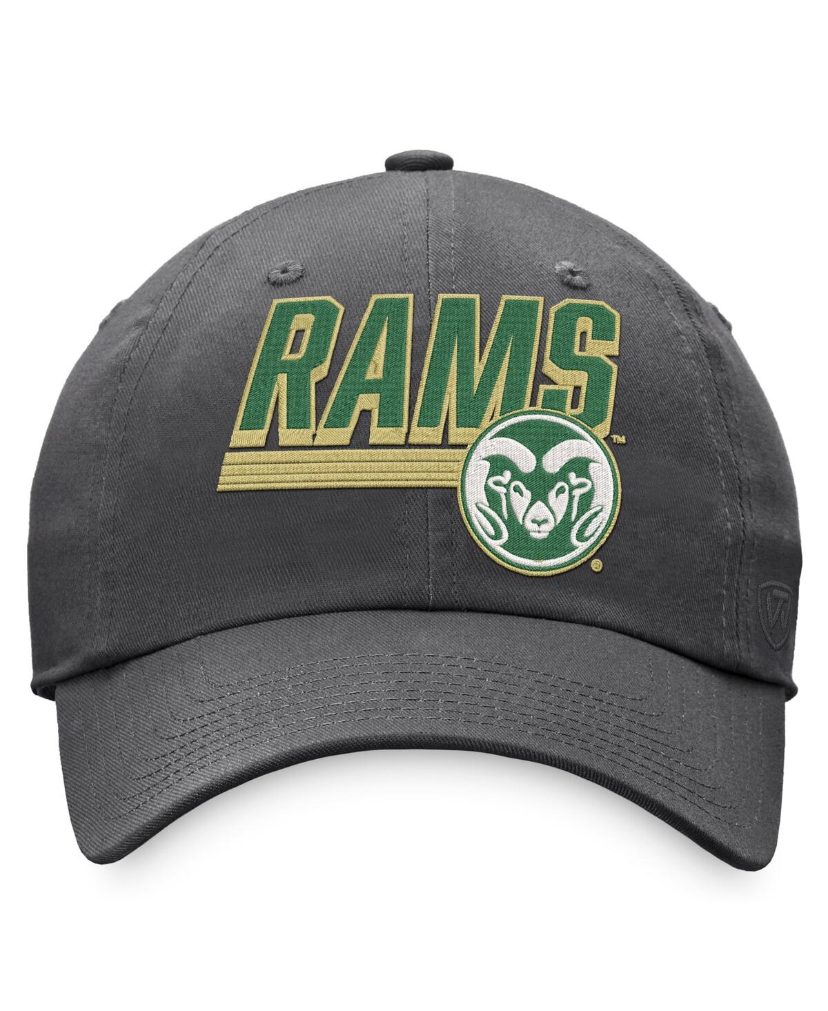 Shop Top Of The World Men's  Charcoal Colorado State Rams Slice Adjustable Hat