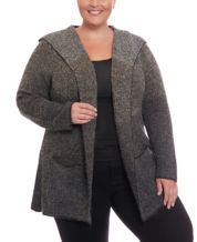Macys plus size sweater coats outlet