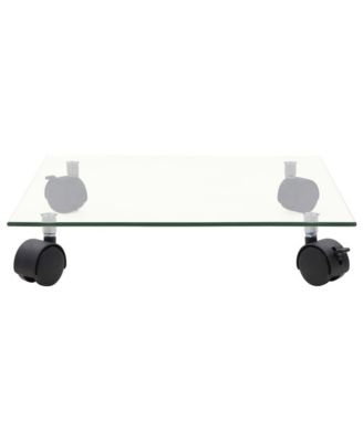 Plant Rollers 2 pcs Tempered Glass 13.8" x 13.8" Square