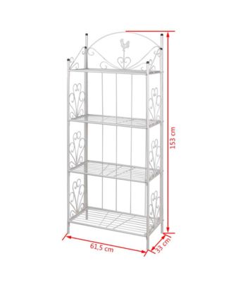 Plant Rack White Square