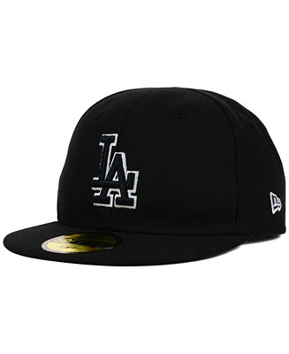 New Era Kids' Los Angeles Dodgers Black and White 59FIFTY Fitted Cap ...