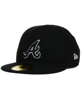 New Era - Kids' Atlanta Braves Black and White 59FIFTY Cap