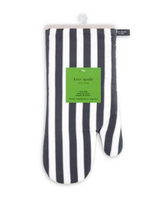 Botanical Stripe Oven Mitt 2-Pack Set, 7" x 13"