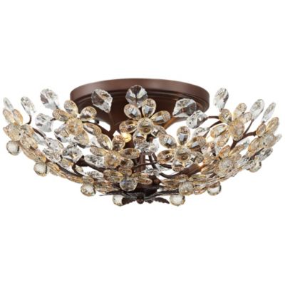 Blooms Semi Flush-Mount Ceiling Light with 5-Light Vintage Fixture