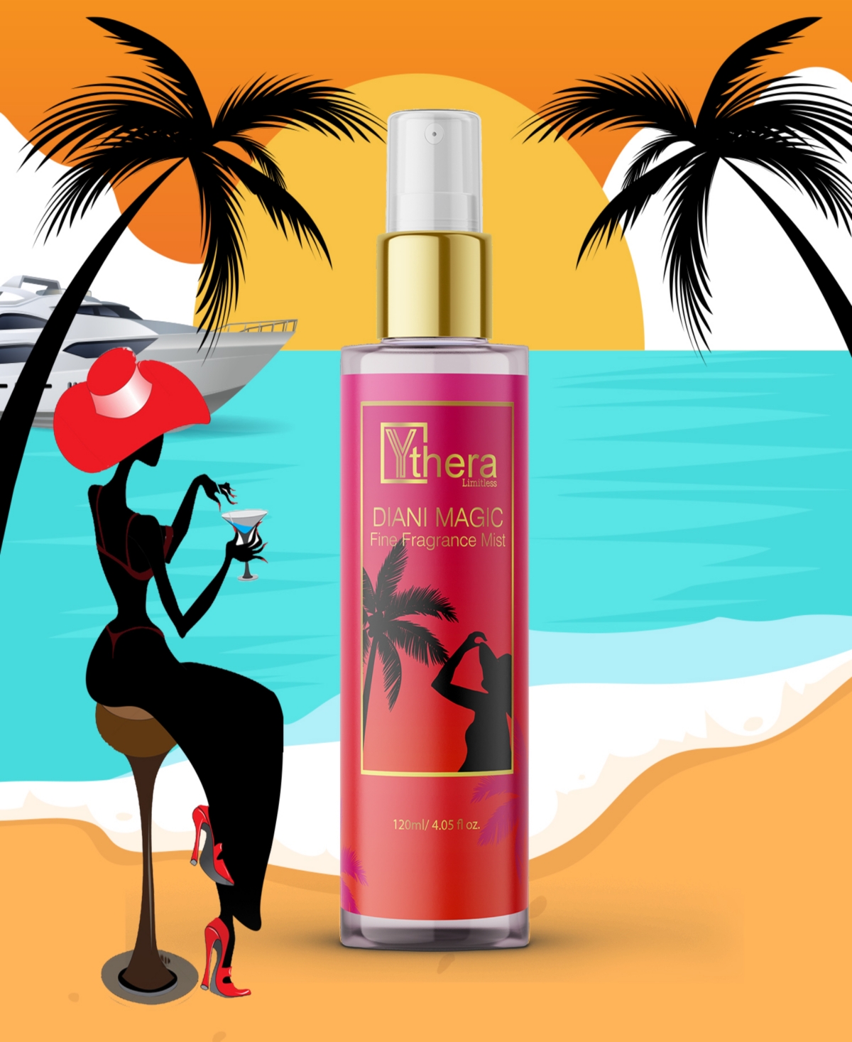 Ythera Beauty Diani Magic Fine Fragrance Mist, oz