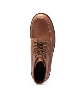 Eastland Men's Lumber Up Lace-Up Boot, Brown | Shearling Lined Moc Toe Work Boot With Comfort Sole