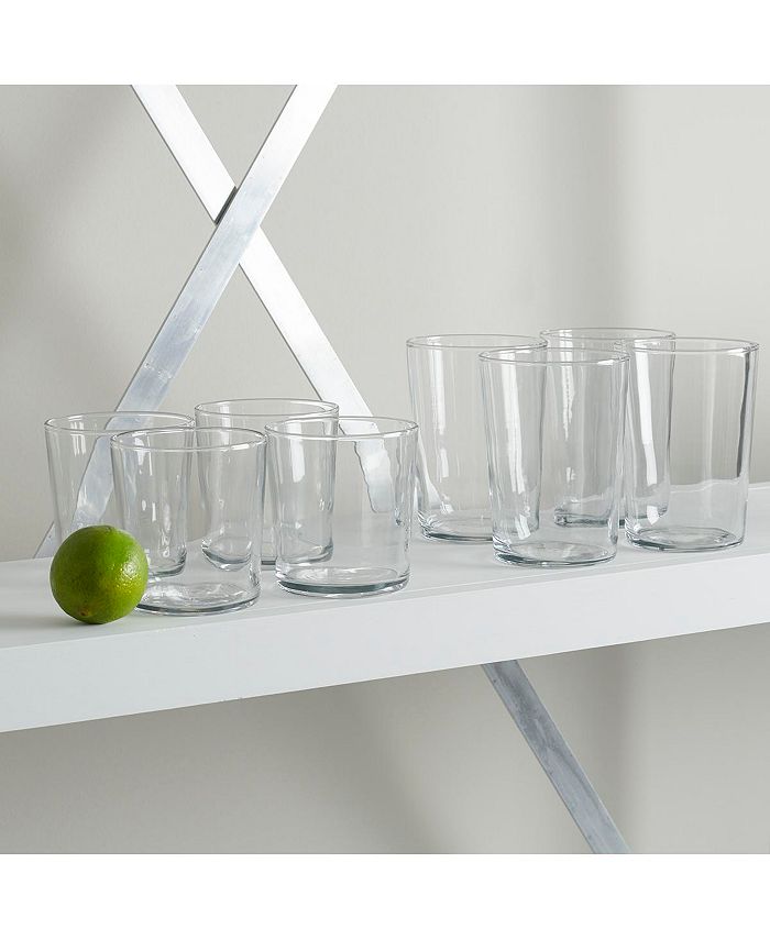 Anchor Hocking Hammered Drinkware Set, 16-Piece