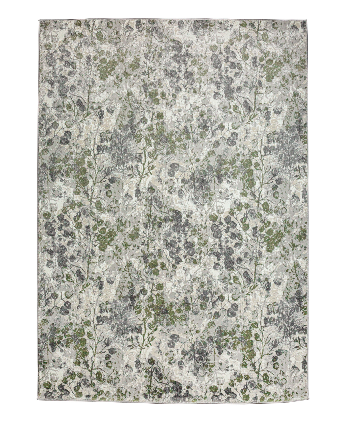 Km Home Teola 1242 5'3in x 7'3in Area Rug - Green
