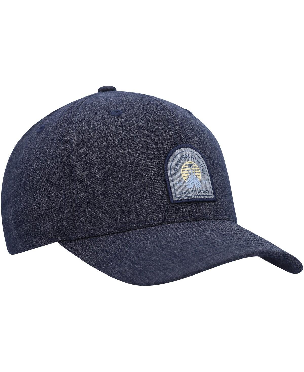 Shop Travis Mathew Men's  Navy Festival Snapback Hat