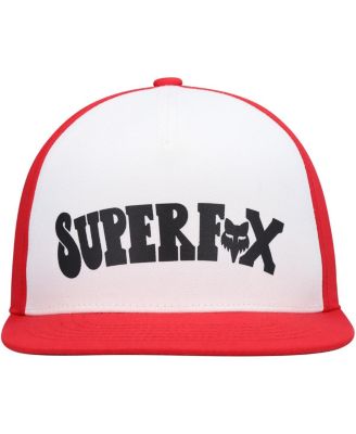 Men's White Super Trik Snapback Hat