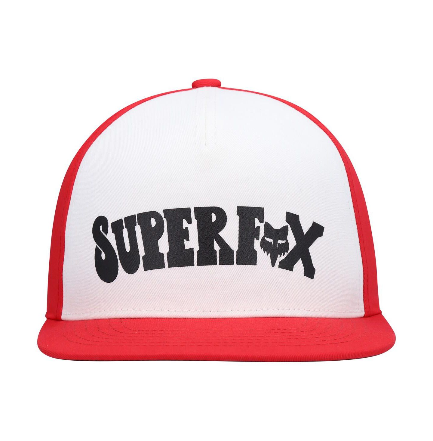 Мужская кепка Fox White Super Trik Snapback Hat — фото 3