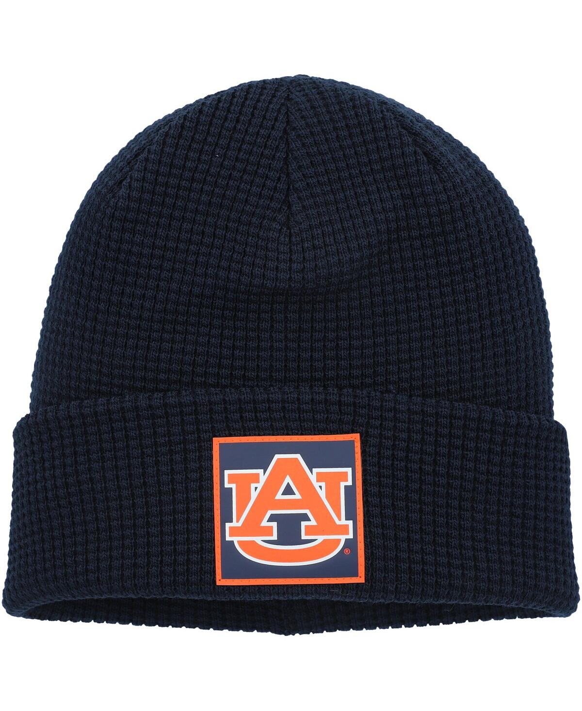Shop Columbia Men's  Navy Auburn Tigers Gridiron Cuffed Knit Hat