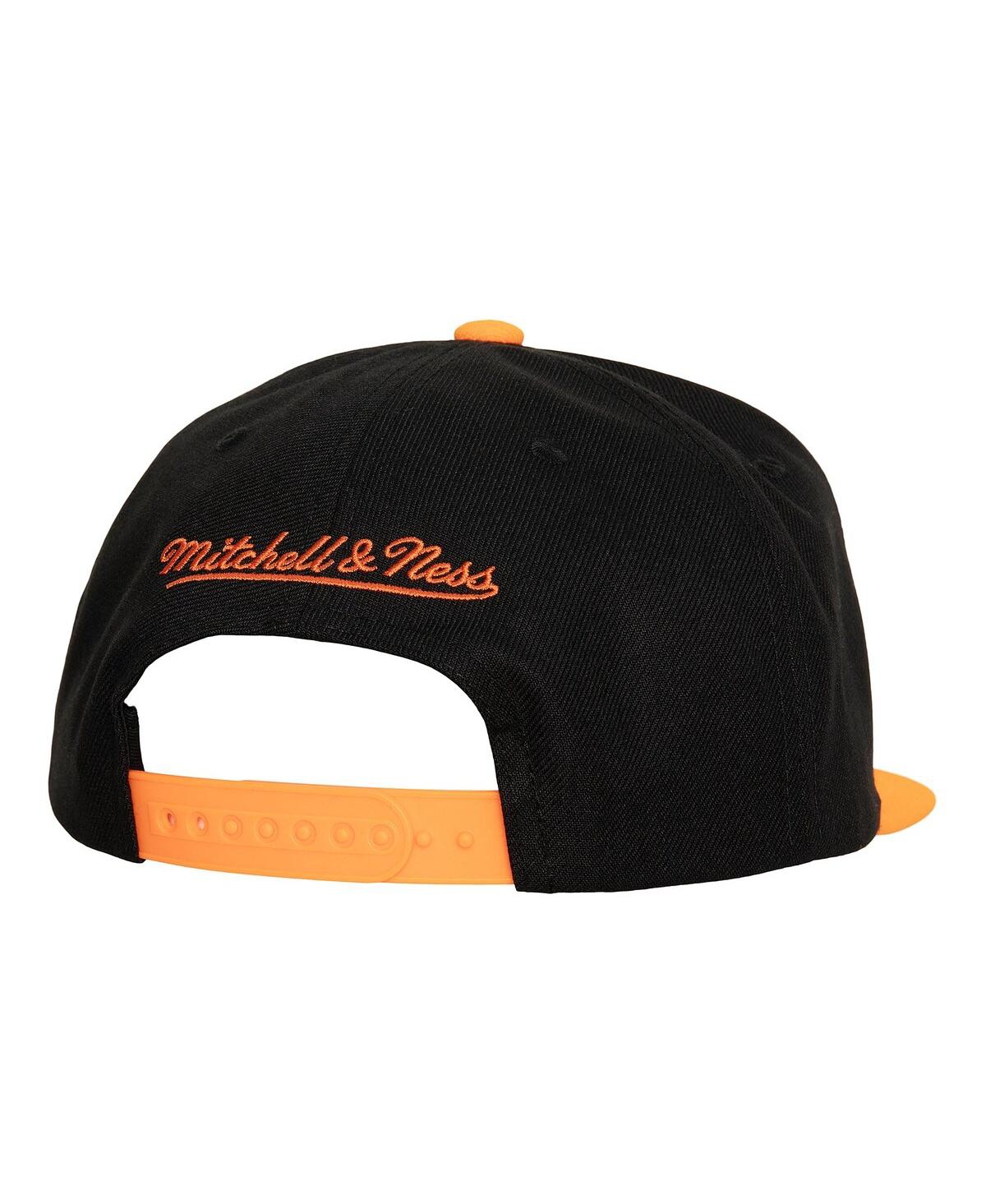 Mitchell & Ness Men's  Black Philadelphia Flyers Core Team Ground 2.0 Snapback Hat In Black