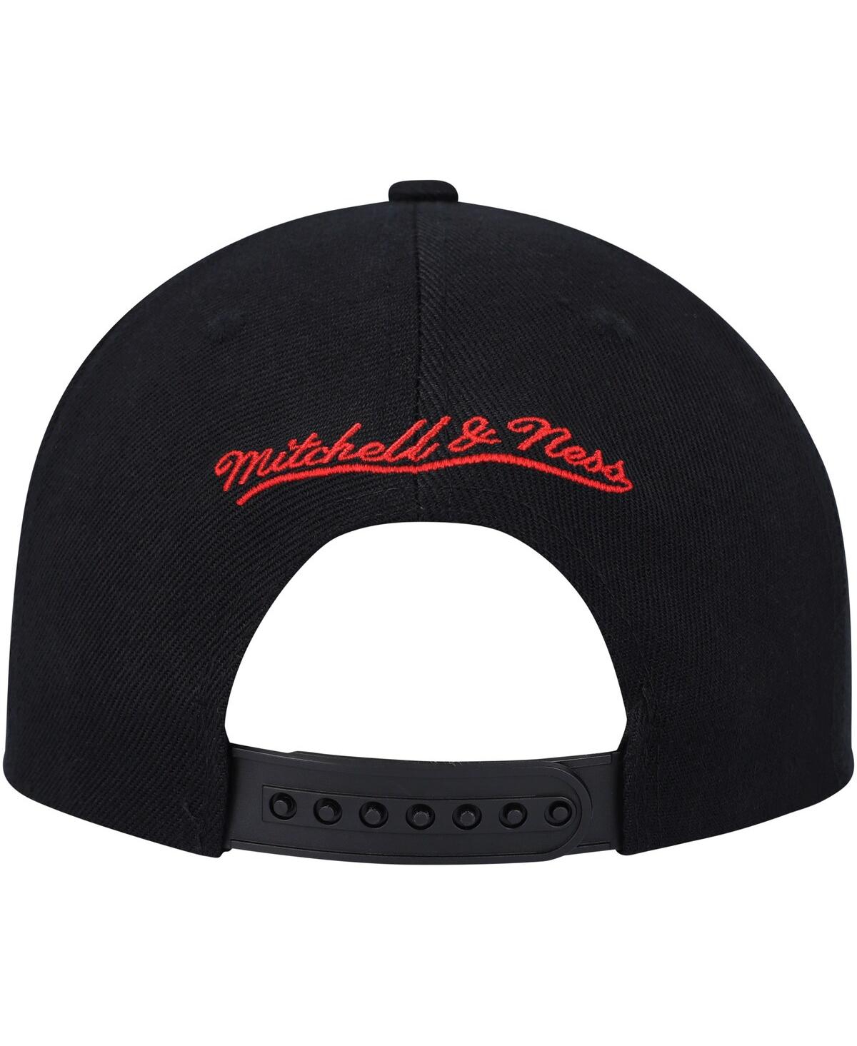 Men's Mitchell & Ness White Philadelphia 76ers Hardwood ClassicsWear Away VisorSnapback Hat - White