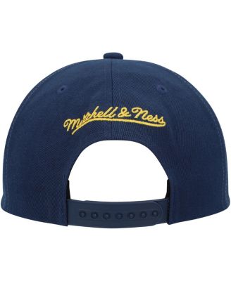Men's Gold, Navy Marquette Golden Eagles Sharktooth Snapback Hat