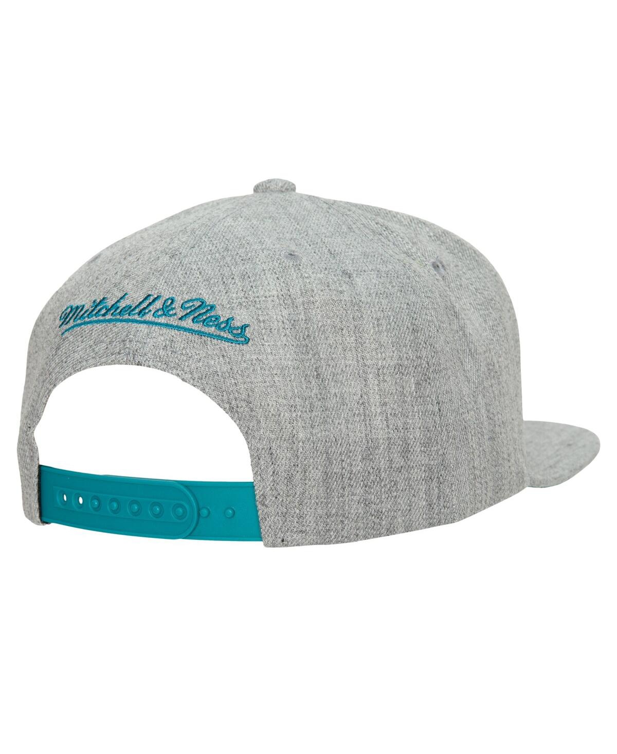 Mitchell & Ness Men's  Heather Gray Detroit Pistons Hardwood Classics 2.0 Snapback Hat In Heather Gray