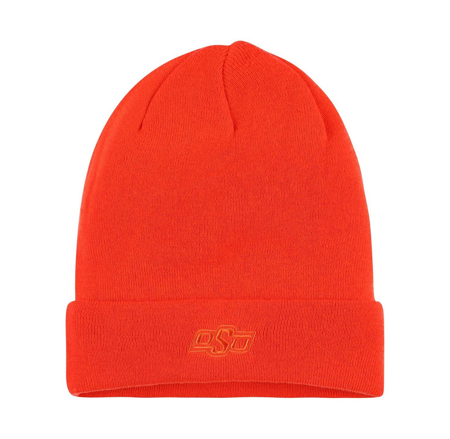 Men's Orange Oklahoma State Cowboys Tonal Cuffed Knit Hat