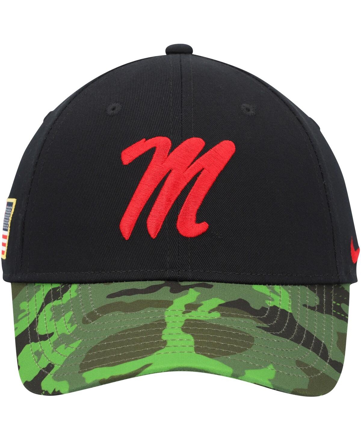 Men's Nike Camo Ole Miss Rebels Veterans Day 2Tone Legacy91 Adjustable Hat - Camo
