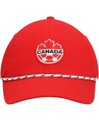 Men's Red Canada Soccer Golf Legacy91 Adjustable Hat