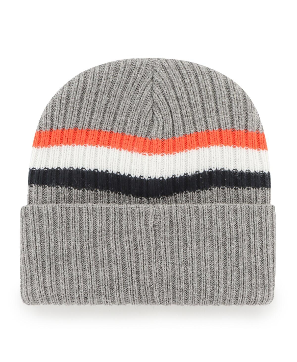47 Brand Men's ' Charcoal Auburn Tigers Highline Cuffed Knit Hat In Charcoal